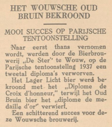 Artikel uit Dagblad De Grondwet van 21 april 1938