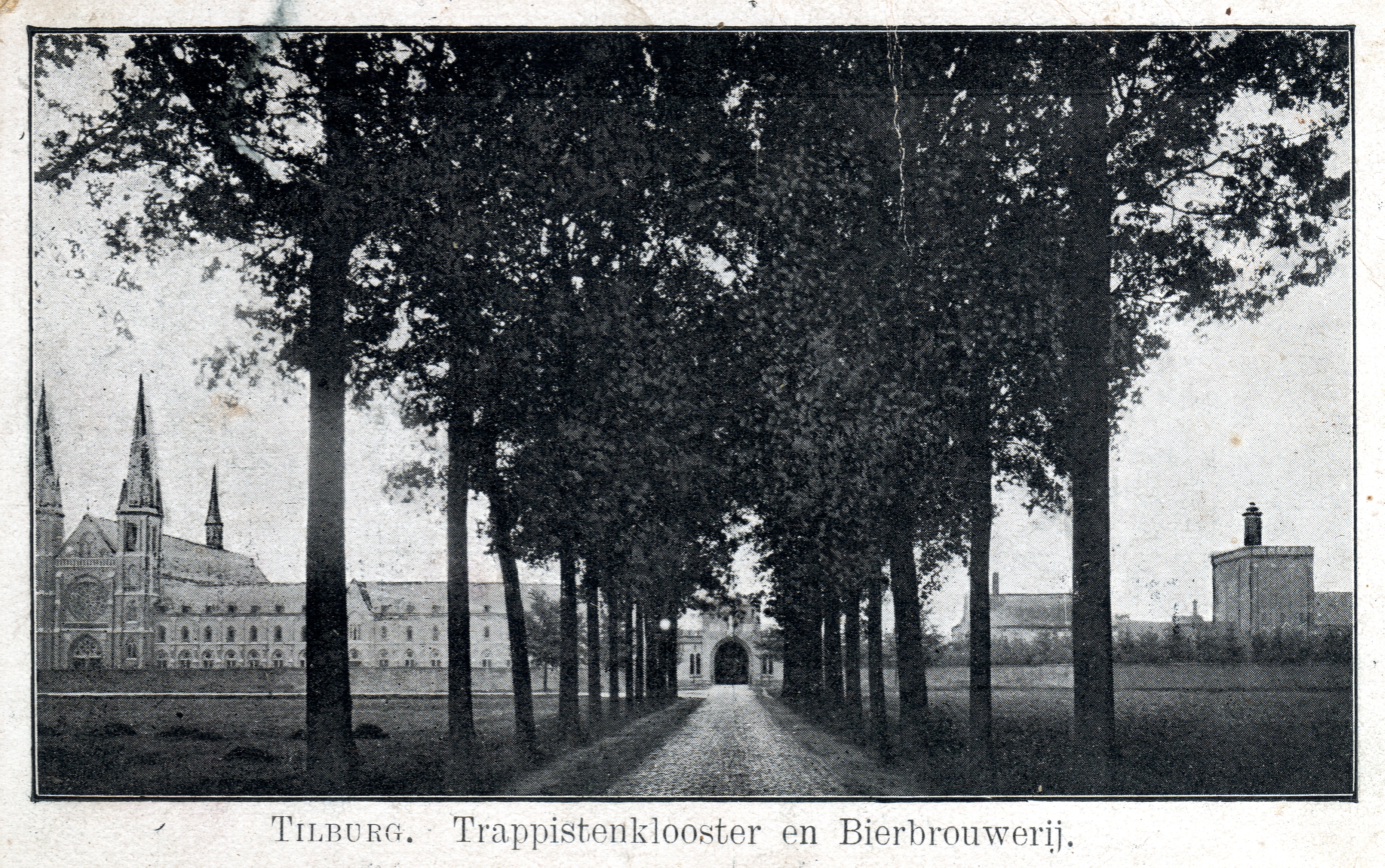 Trappistenklooster en Bierbrouwerij (Ansichtkaart collectie Brabantsbier.eu)