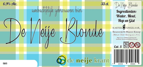 Etiket De Neije Blonde